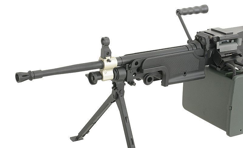 M249 MKI - Black [A&K] (для страйкболу) FB1866 фото