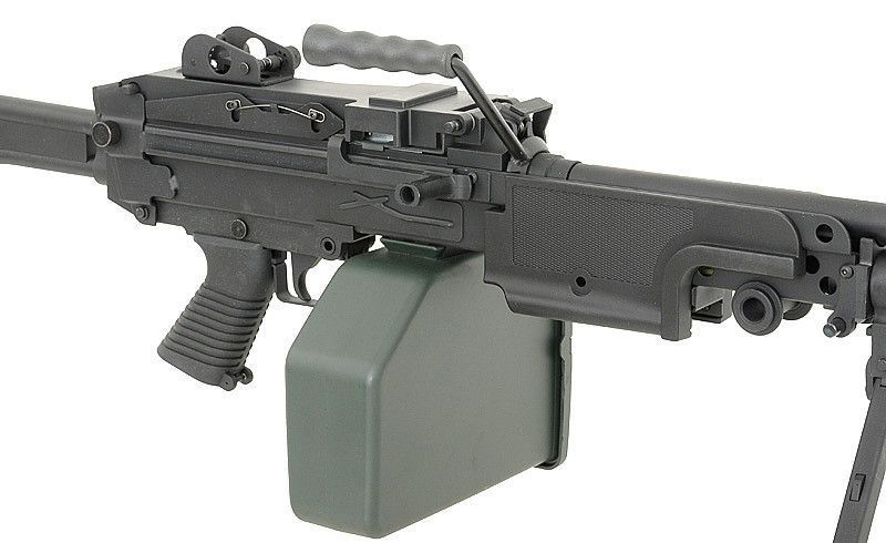 M249 MKI - Black [A&K] (для страйкболу) FB1866 фото