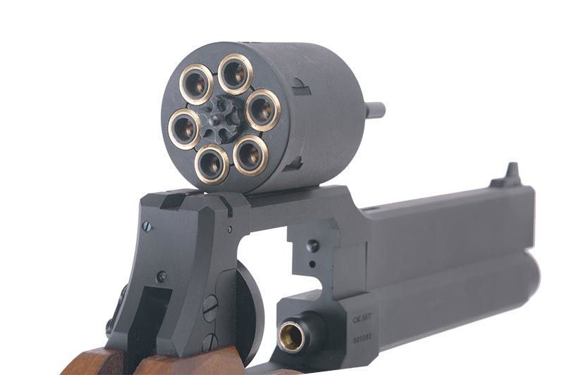 Аналог револьвера Mateba X-Cartridge (Heavy Weight / Wooden Grip) [Marushin] (для страйкбола) MRS-02-021629 фото