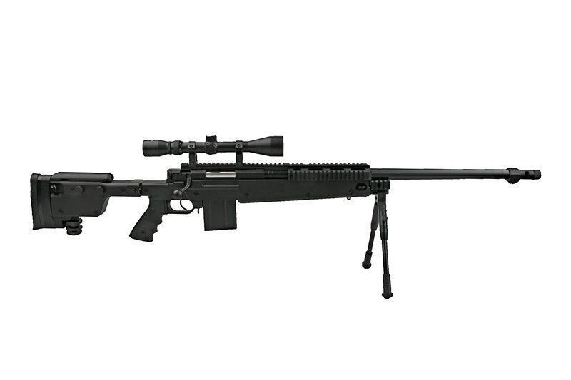 Страйкбольная винтовка снайперская MB4407D - с оптикой и сошками [WELL] (для страйкбола) WEL-03-006023 фото
