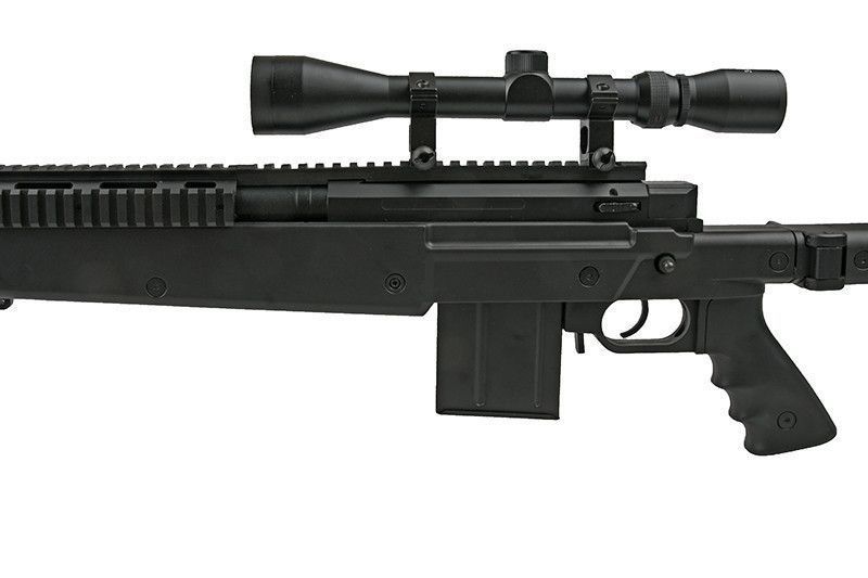 Страйкбольная винтовка снайперская MB4407D - с оптикой и сошками [WELL] (для страйкбола) WEL-03-006023 фото