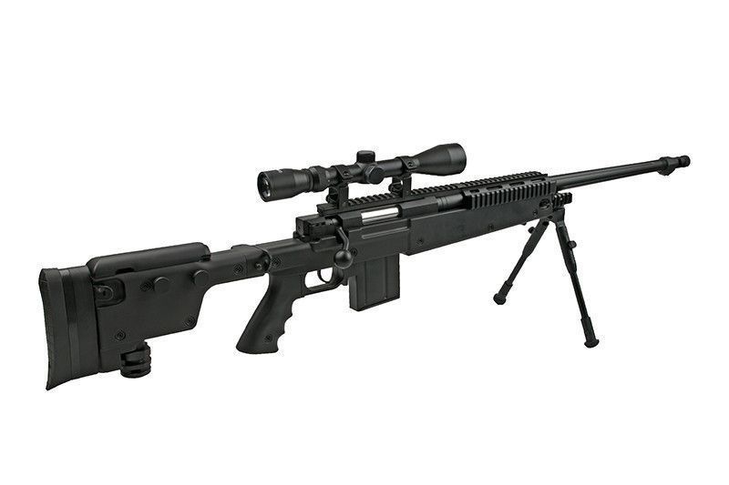 Страйкбольная винтовка снайперская MB4407D - с оптикой и сошками [WELL] (для страйкбола) WEL-03-006023 фото