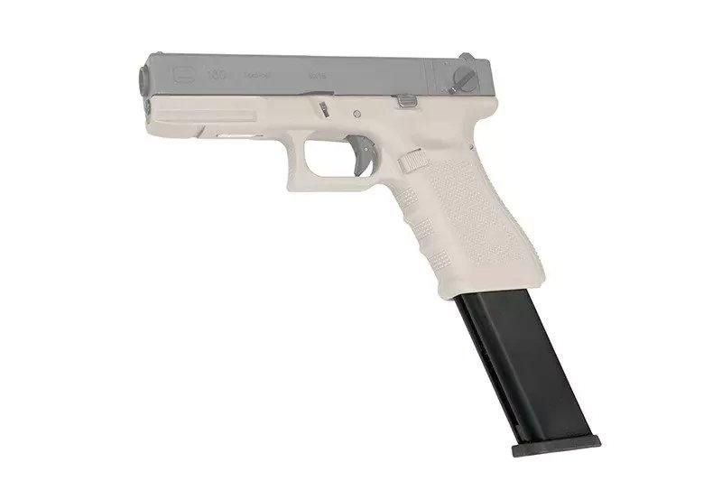 Довгий магазин на 50 кульок для Glock 17/18c green gas [WE] (для страйкболу) MG-G17L фото