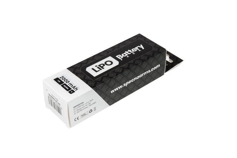 АккумуляторLiPo 7,4V 2000mAh 15/30C - 2-модульный - T-Connect (Deans) [Specna Arms] (для страйкбола) SPE-06-024609 фото
