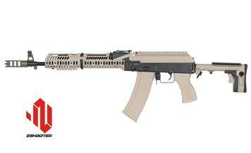 Страйкбольный автомат CM.113A AK-74 Tactical Rifle Eshooter ETU GEN-2 - Tan [CYMA] (для страйкбола) FB4240EG2PL фото