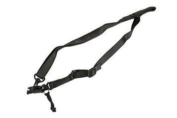 Одно/двухточечный ремень оружейный M2 - black [Ultimate Tactical] (для страйкбола) UTT-24-006241 фото