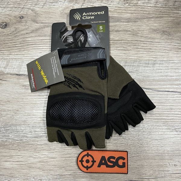 Тактичні рукавички Armored Claw Shield Cut Hot Weather (Розмір S) - OLIVE [Armored Claw] ACL-33-024015-S фото