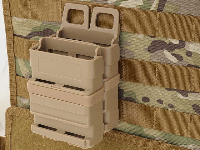 Polimerowa ładownica na 2 magazynki 5.56 - foliage [FMA] (для страйкболу) TB300 фото