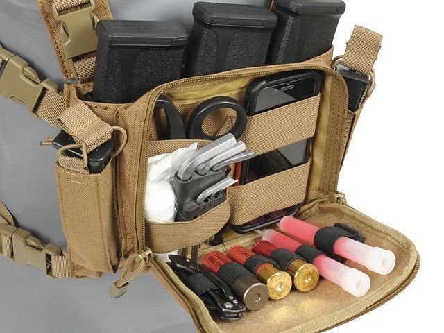 Компактный многофункциональный Chest Rig - Olive [8FIELDS] M51611057-OD фото