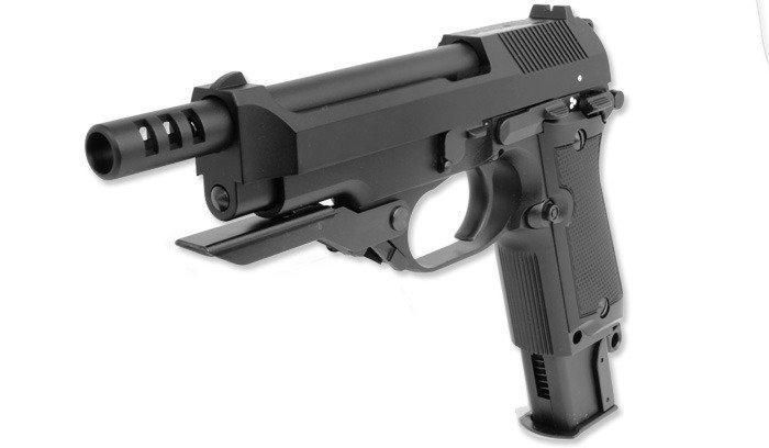 KWA / ASG - M93R II Pistol airsoft - Semi/Burst - Metal Slide - 16164 (для страйкболу) 11381 фото