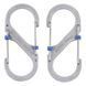 Nite Ize - S-Biner&reg; Marine SlideLock&reg; #4 - Stainless - SBML4-11-R6 (для страйкбола) 19169 фото 2