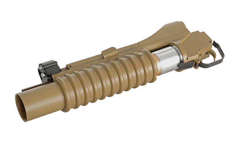 Страйкбольный подствольный гранатомет M203 Short (ребрендинг &laquo;D-Boys&raquo;) - TAN [Bell]&nbsp;(для страйкбола) M-55DE-S фото