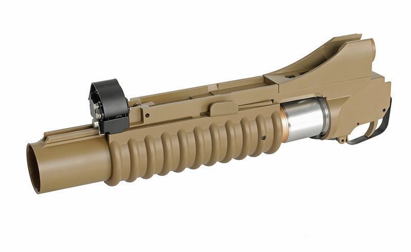 Страйкбольный подствольный гранатомет M203 Short (ребрендинг &laquo;D-Boys&raquo;) - TAN [Bell]&nbsp;(для страйкбола) M-55DE-S фото