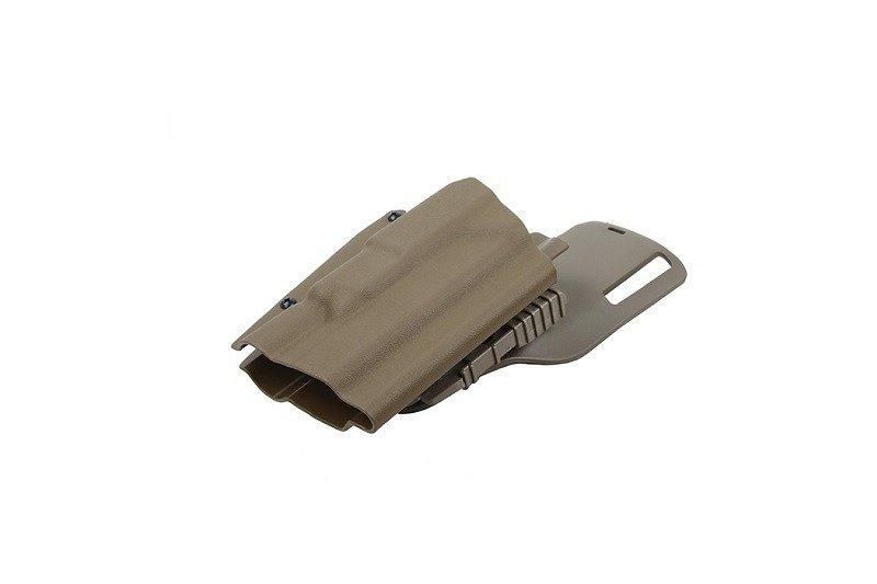 Kydexowa kabura do pistoletu Glock z latarką X300 - Dark Earth [TMC] (для страйкболу) TMC-29-026071 фото
