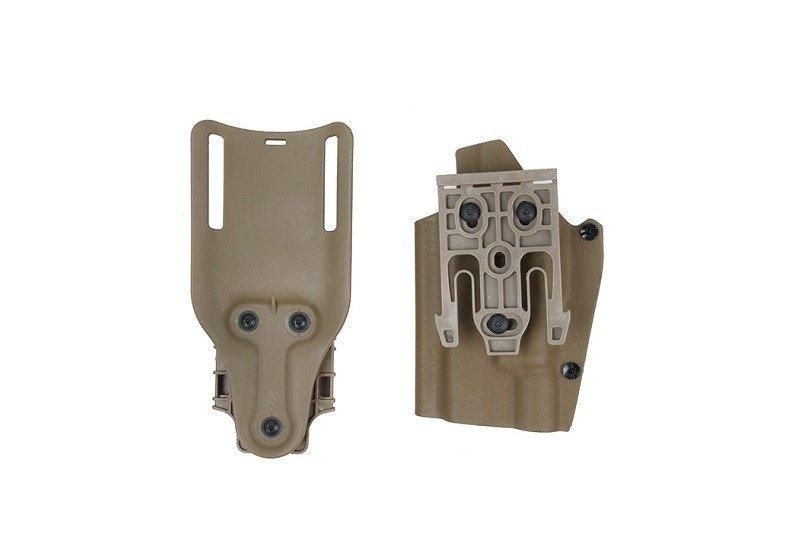 Kydexowa kabura do pistoletu Glock z latarką X300 - Dark Earth [TMC] (для страйкболу) TMC-29-026071 фото