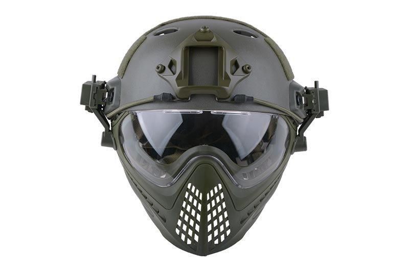 Аналог шолома FAST PJ Piloteer - olive [Ultimate Tactical] (для страйкболу) UTT-21-019329 фото