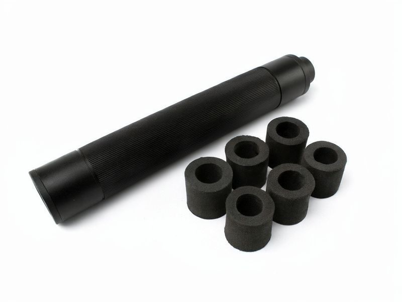 Глушник 170x27 мм Carpenter &mdash; Black [Slong Airsoft] (для страйкболу) SL00327 фото