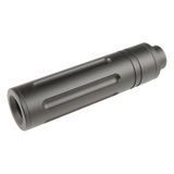 Глушник 110x27mm Short Type D (14 мм CCW) &mdash; Black [Slong Airsoft] (для страйкболу) SL00323 фото