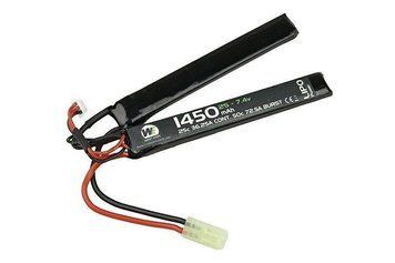 Akumulator LiPo 1450mAh 7.4V 25C - dwudzielny [Nuprol]&nbsp;(для страйкбола) WEE-06-007520 фото