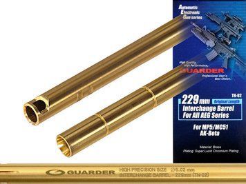 Тонкий стволик 6.02mm для MP5 / MC51 / AK-Beta довгою 229mm [GUARDER] (для страйкболу) TN-02 фото