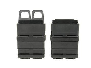 Polimerowa ładownica na 2 magazynki 5.56 - black [FMA] (для страйкбола) TB298 фото