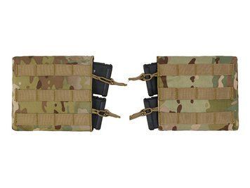 Zestaw poziomych podw&oacute;jnych ładownic na magazynki M4/M16/AR-15 - Multicam [8FIELDS] (для страйкбола) M51613091-CP фото