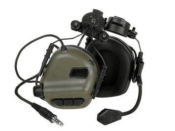 M32H Активные наушники с микрофоном для каски EXF - FG [EARMOR] M32H-FG-MOD3-1 фото