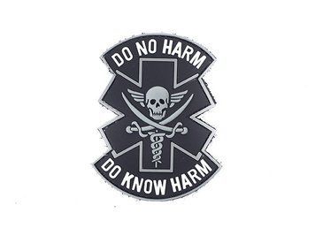 Нашивка DO NO HARM PVC 3 [Emerson] (для страйкболу) EM5541B фото