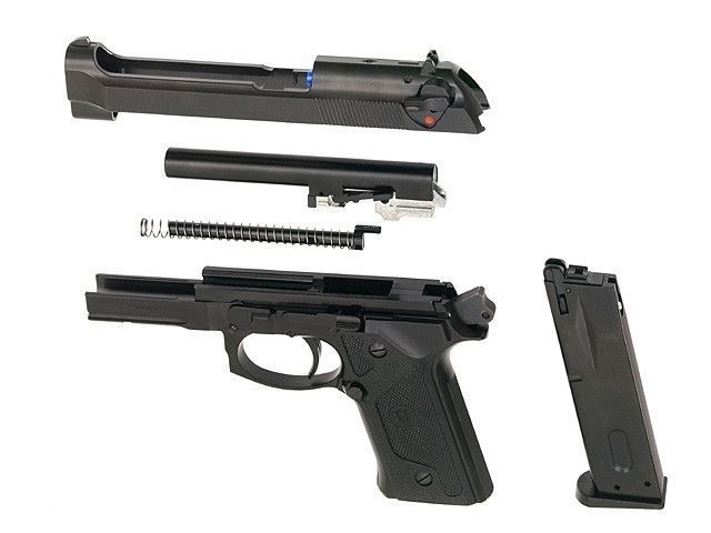 Страйкбольный пистолет Beretta M9 VERTEC Full Metal greengas [KJW] (для страйкбола) GGB-0304TM(010348) фото
