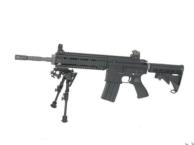 Регульовані сошки з адаптером на планку RIS - black [ACM] (для страйкболу) M51616158-BK фото