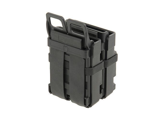 Polimerowa ładownica na 2 magazynki 5.56 - black [FMA] (для страйкбола) TB298 фото