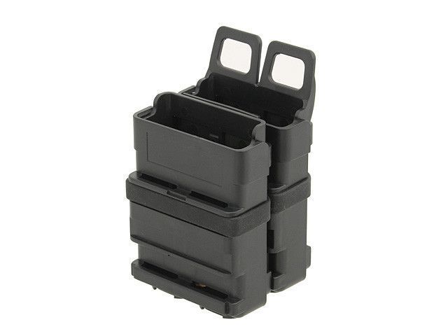 Polimerowa ładownica na 2 magazynki 5.56 - black [FMA] (для страйкбола) TB298 фото