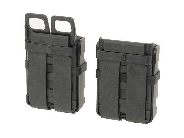Polimerowa ładownica na 2 magazynki 5.56 - black [FMA] (для страйкбола) TB298 фото
