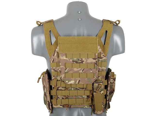 Легкий Jump Plate Carrier c підсумкими - Multicam [8FIELDS] (для страйкболу) M51611021-CP фото
