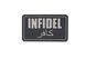 Naszywka 3D - Infidel - Black [GFC Tactical] (для страйкболу) GFT-30-004691 фото 1
