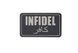 Naszywka 3D - Infidel - Black [GFC Tactical] (для страйкболу) GFT-30-004691 фото 2
