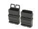 Polimerowa ładownica na 2 magazynki 5.56 - black [FMA] (для страйкбола) TB298 фото 2