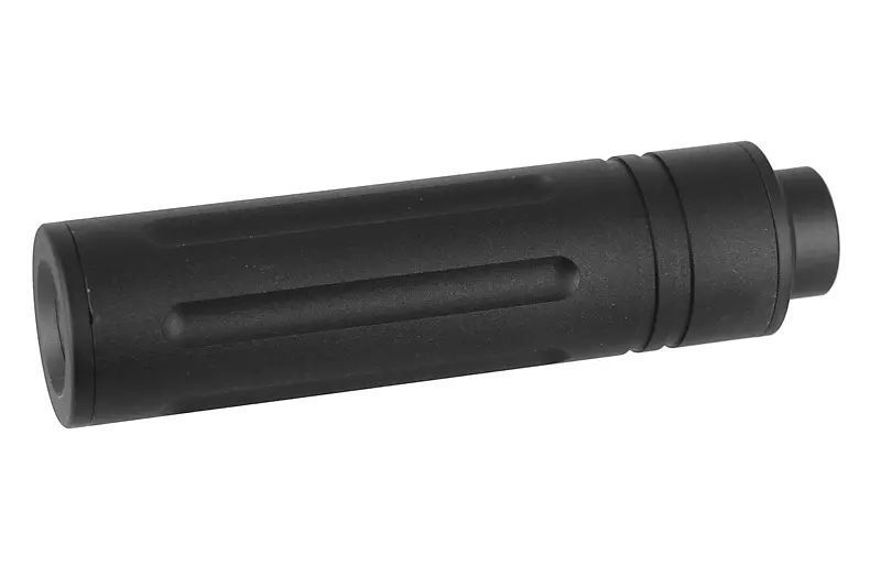 Глушник 110x27mm Short Type D (14 мм CCW) &mdash; Black [Slong Airsoft] (для страйкболу) SL00323 фото