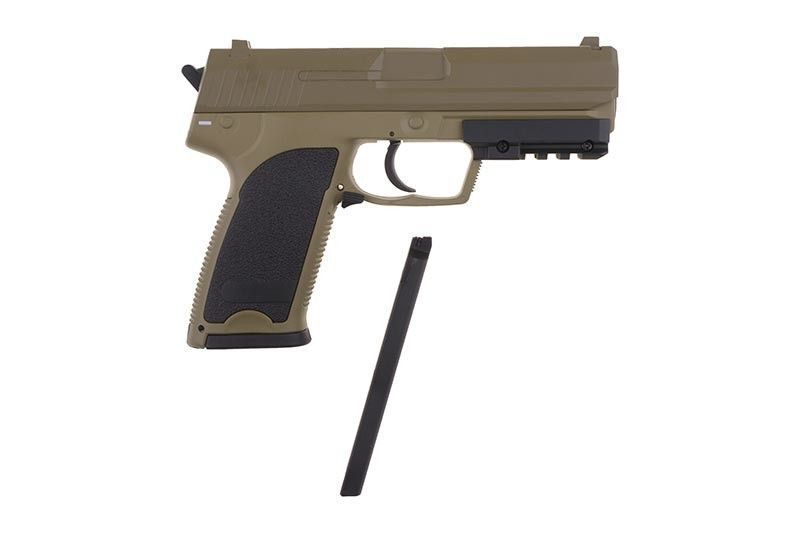 Страйкбольный пистолет электрический CM125 - tan [CYMA] (для страйкбола) CYM-01-019697 фото