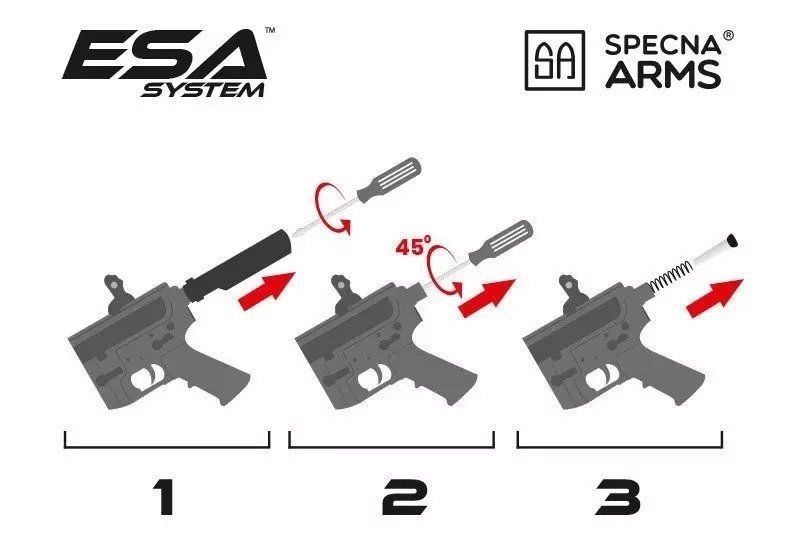 Штурмова гвинтівка Daniel Defense&reg; MK18 SA-E19 EDGE&trade; HAL 2 ETU Gen. 2 &mdash; Black [Specna Arms] SPE-01-039902 фото