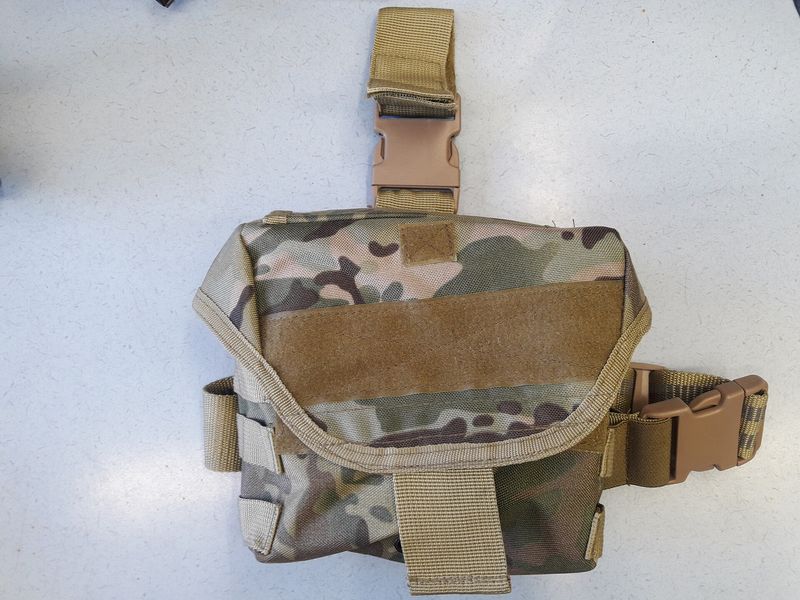 Універсальна поясна сумка Drop Leg Dump Pouch — Multicam [101 Inc.] 017358 фото