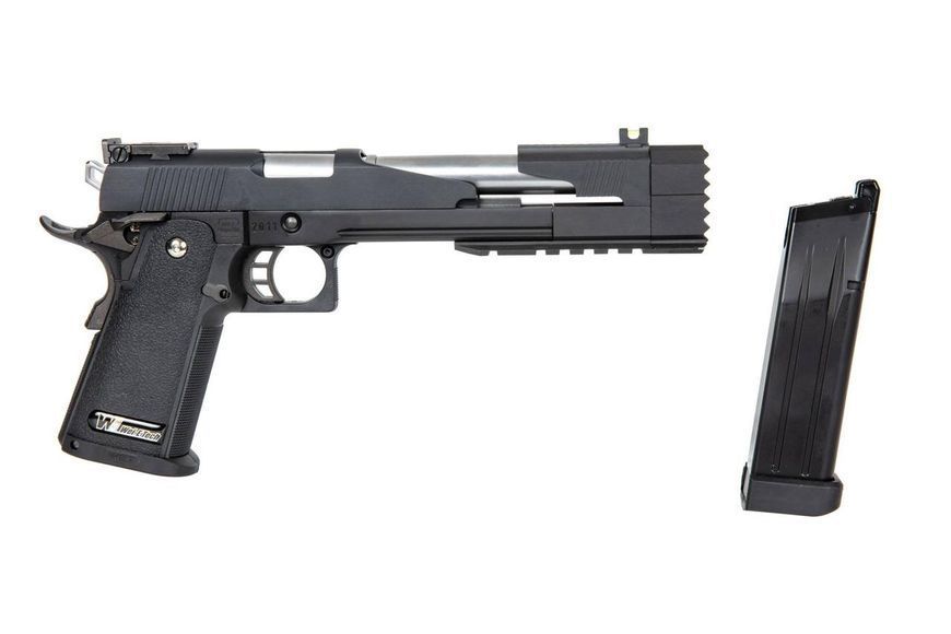 Страйкбольный пистолет Hi-Capa 7" Dragon A (Full Auto) - Black [WE]&nbsp;(для страйкбола) WET-02-029573 фото