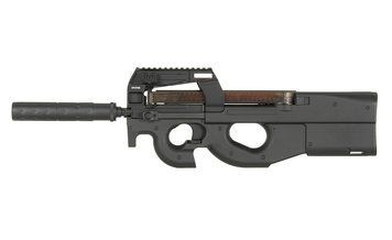 Пістолет-кулемет P90, з глушником (cm060b) CM.060B [CYMA] (для страйкболу) FB2936 фото