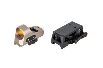 Страйкбольный аналог celownika kolimatorowego 1x25 Mini Reflex - Dark Earth [AIM-O] (для страйкболу) AMO-10-024263 фото