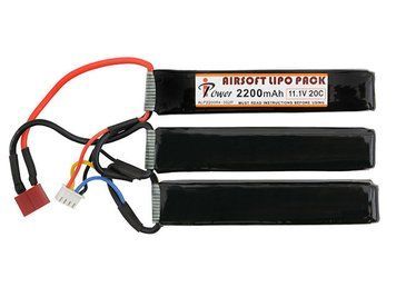 Аккумулятор Li-Po 2200mAh 11,1V 20C - Deans [IPower] (для страйкбола) IP-LIPO-010-TC фото