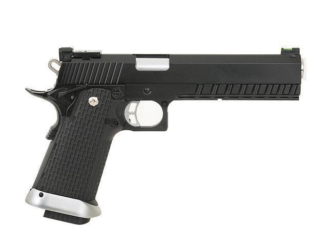 Пистолет Colt M1911 Hi-Capa 6&Prime; GreenGas KP-06 [KJW] (для страйкбола) GGB-0345TM фото