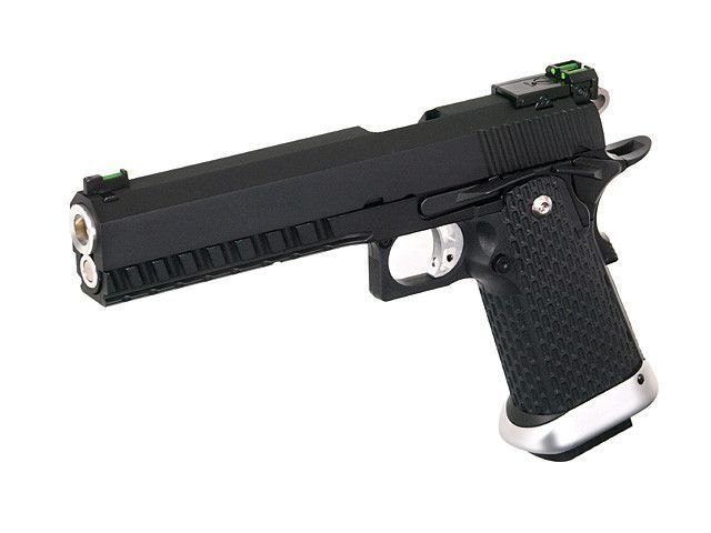 Пистолет Colt M1911 Hi-Capa 6&Prime; GreenGas KP-06 [KJW] (для страйкбола) GGB-0345TM фото