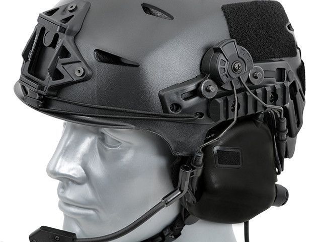 M32H Aktywne ochronniki słuch z mikrofonem na hełm EXF - BK&nbsp;(для страйкбола) M32H-BK-MOD3-1 фото