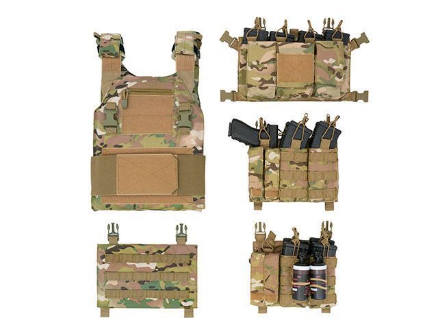 Buckle Up Low Profile Plate Carrier - Multicam [8FIELDS] (для страйкболу) M51611048-1-CP фото