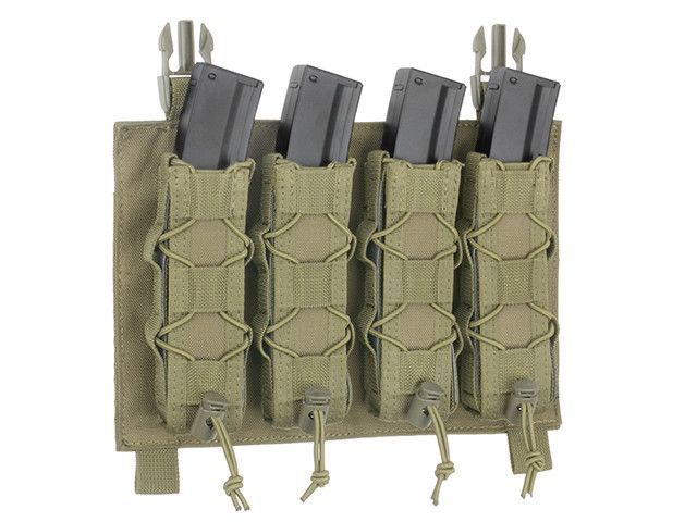 Szybka poczw&oacute;rna ładownica BUCKLE UP na magazynki MP5/SMG - Olive [8FIELDS] (для страйкбола) M51613231-OD фото